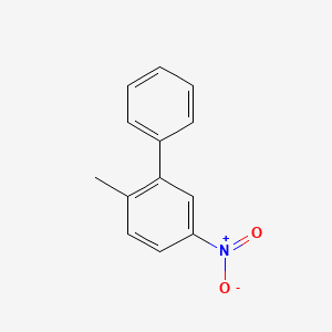 molecular formula C13H11NO2 B2935169 2-Methyl-5-nitrobiphenyl CAS No. 13480-38-1