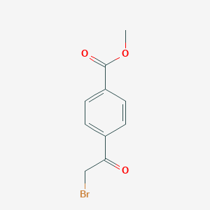 molecular formula C10H9BrO3 B029352 Methyl 4-(2-bromoacetyl)benzoate CAS No. 56893-25-5