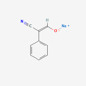 sodium (E)-2-cyano-2-phenylethylenolate