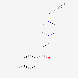 1-(4-Methylphenyl)-3-(4-prop-2-ynylpiperazin-1-yl)propan-1-one