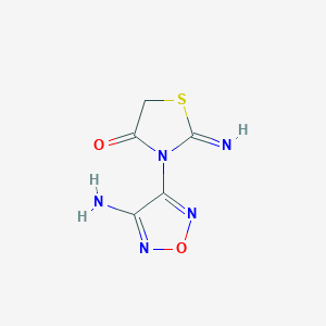3-(4-Amino-1,2,5-oxadiazol-3-yl)-2-imino-1,3-thiazolidin-4-one