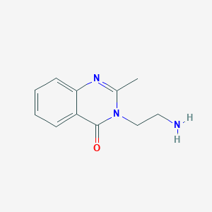 molecular formula C11H13N3O B2935305 3-(2-aminoethyl)-2-methylquinazolin-4(3H)-one CAS No. 50840-29-4