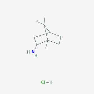 molecular formula C9H18ClN B2935320 1,7,7-Trimethylbicyclo[2.2.1]heptan-2-amine hydrochloride CAS No. 32768-19-7