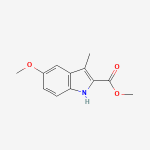 molecular formula C12H13NO3 B2935355 methyl 5-methoxy-3-methyl-1H-indole-2-carboxylate CAS No. 480996-91-6