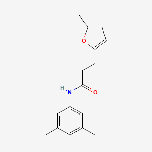 molecular formula C16H19NO2 B2935597 N-(3,5-dimethylphenyl)-3-(5-methylfuran-2-yl)propanamide CAS No. 878683-23-9