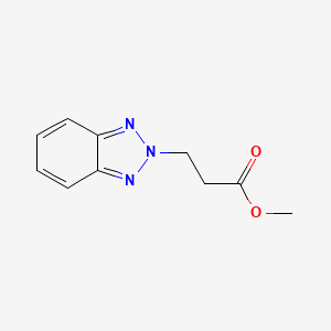 molecular formula C10H11N3O2 B2935742 Methyl 3-(2H-benzo[d][1,2,3]triazol-2-yl)propanoate CAS No. 132287-02-6
