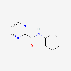 B2935780 N-cyclohexylpyrimidine-2-carboxamide CAS No. 1251561-52-0