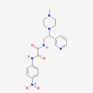 molecular formula C20H24N6O4 B2935785 N1-(2-(4-methylpiperazin-1-yl)-2-(pyridin-3-yl)ethyl)-N2-(4-nitrophenyl)oxalamide CAS No. 886943-54-0