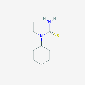 molecular formula C9H18N2S B2935870 1-Cyclohexyl-1-ethylthiourea CAS No. 953749-41-2