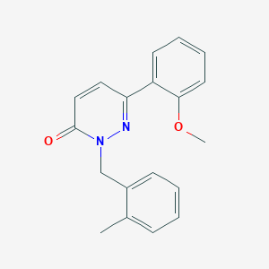 molecular formula C19H18N2O2 B2935955 6-(2-methoxyphenyl)-2-(2-methylbenzyl)pyridazin-3(2H)-one CAS No. 922864-32-2