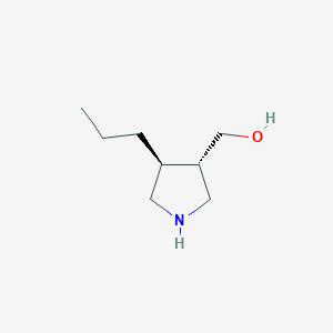 [(3S,4S)-4-Propylpyrrolidin-3-yl]methanol