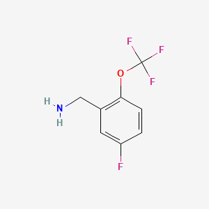 5-Fluoro-2-(trifluoromethoxy)benzylamine
