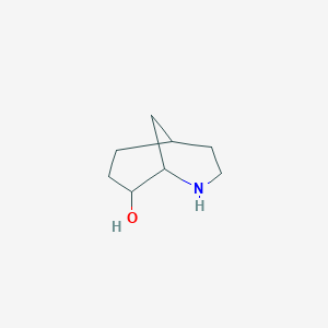 molecular formula C8H15NO B2936057 2-Azabicyclo[3.3.1]nonan-8-ol CAS No. 1392110-11-0