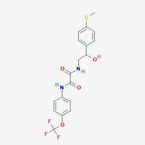 N1-(2-hydroxy-2-(4-(methylthio)phenyl)ethyl)-N2-(4-(trifluoromethoxy)phenyl)oxalamide