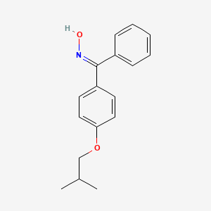 molecular formula C17H19NO2 B2936063 (4-Isobutoxyphenyl)(phenyl)methanone oxime CAS No. 33707-61-8