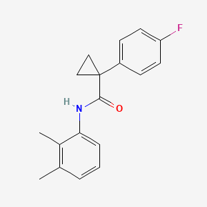 molecular formula C18H18FNO B2936109 N-(2,3-dimethylphenyl)-1-(4-fluorophenyl)cyclopropane-1-carboxamide CAS No. 1091380-79-8