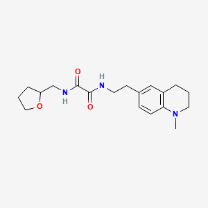 N1-(2-(1-methyl-1,2,3,4-tetrahydroquinolin-6-yl)ethyl)-N2-((tetrahydrofuran-2-yl)methyl)oxalamide