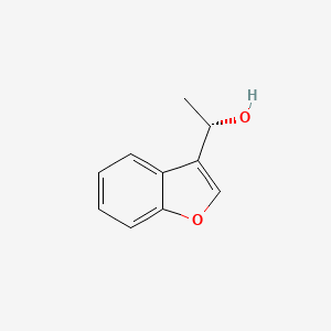 molecular formula C10H10O2 B2936117 (1S)-1-(1-benzofuran-3-yl)ethan-1-ol CAS No. 343614-13-1