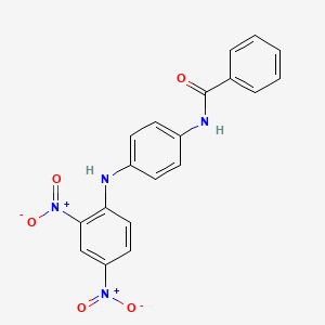 molecular formula C19H14N4O5 B2936123 N-[4-(2,4-dinitroanilino)phenyl]benzamide CAS No. 313266-69-2