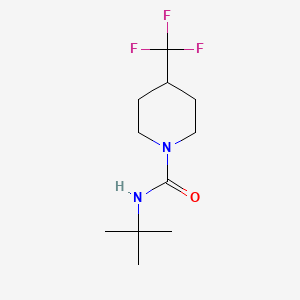 N-tert-butyl-4-(trifluoromethyl)piperidine-1-carboxamide