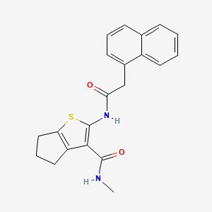 N-methyl-2-[(2-naphthalen-1-ylacetyl)amino]-5,6-dihydro-4H-cyclopenta[b]thiophene-3-carboxamide