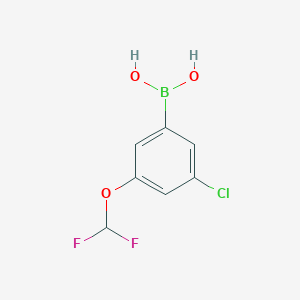 [3-Chloro-5-(difluoromethoxy)phenyl]boronic acid