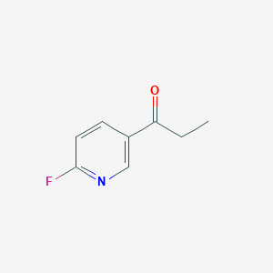molecular formula C8H8FNO B2936216 1-(6-Fluoropyridin-3-yl)propan-1-one CAS No. 949154-27-2