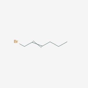 molecular formula C6H11Br B2936257 1-Bromo-2-hexene CAS No. 73881-10-4