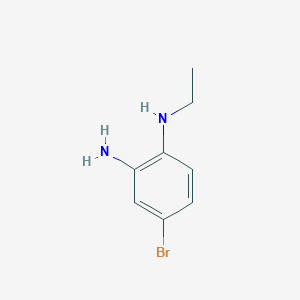 molecular formula C8H11BrN2 B2936291 4-Bromo-N1-ethylbenzene-1,2-diamine CAS No. 334829-62-8