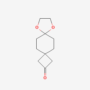molecular formula C11H16O3 B2936294 8,11-Dioxadispiro[3.2.47.24]tridecan-2-one CAS No. 1440962-12-8