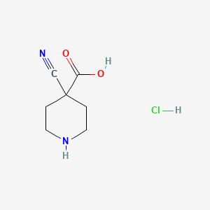 4-Cyanoisonipecotic acid hcl