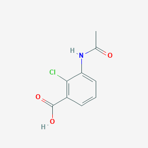 molecular formula C9H8ClNO3 B2936350 3-Acetamido-2-chlorobenzoic acid CAS No. 249289-91-6