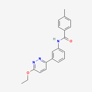 N-(3-(6-ethoxypyridazin-3-yl)phenyl)-4-methylbenzamide