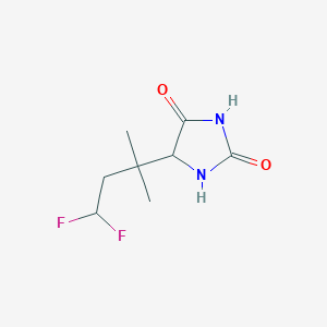 5-(4,4-Difluoro-2-methylbutan-2-yl)imidazolidine-2,4-dione