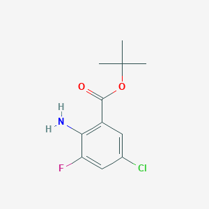 Tert-butyl 2-amino-5-chloro-3-fluorobenzoate