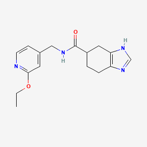 N-((2-ethoxypyridin-4-yl)methyl)-4,5,6,7-tetrahydro-1H-benzo[d]imidazole-5-carboxamide