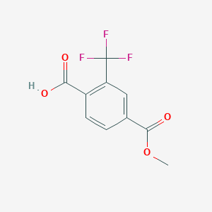 4-(Methoxycarbonyl)-2-(trifluoromethyl)benzoic acid