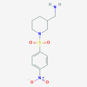 [1-(4-Nitrobenzenesulfonyl)piperidin-3-yl]methanamine