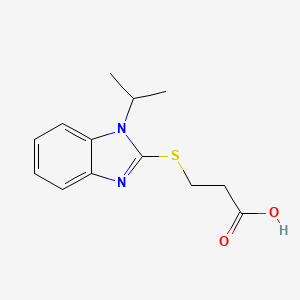 3-[(1-Isopropyl-1H-benzimidazol-2-yl)thio]-propanoic acid
