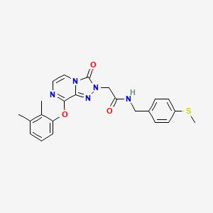 2-(8-(2,3-dimethylphenoxy)-3-oxo-[1,2,4]triazolo[4,3-a]pyrazin-2(3H)-yl)-N-(4-(methylthio)benzyl)acetamide