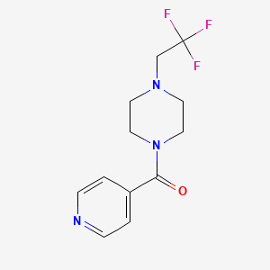 1-(Pyridine-4-carbonyl)-4-(2,2,2-trifluoroethyl)piperazine