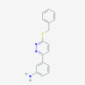 3-(6-Benzylsulfanylpyridazin-3-yl)aniline
