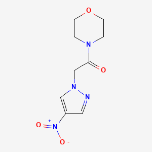 1-Morpholin-4-yl-2-(4-nitropyrazol-1-yl)ethanone