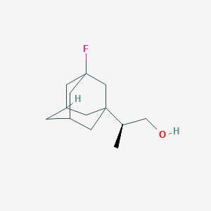 molecular formula C13H21FO B2936449 (2S)-2-(3-Fluoro-1-adamantyl)propan-1-ol CAS No. 2248216-00-2