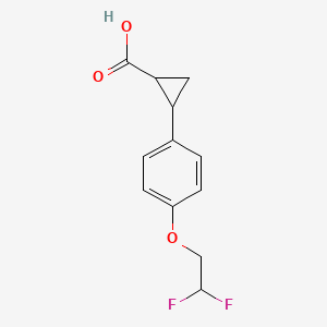 2-(4-(2,2-Difluoroethoxy)phenyl)cyclopropanecarboxylic acid