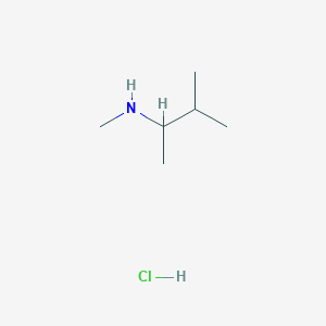 molecular formula C6H16ClN B2936462 N,3-二甲基丁-2-胺盐酸盐 CAS No. 2738-05-8