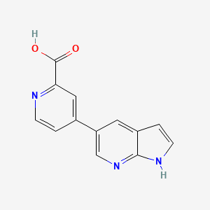 4-{1H-pyrrolo[2,3-b]pyridin-5-yl}pyridine-2-carboxylic acid