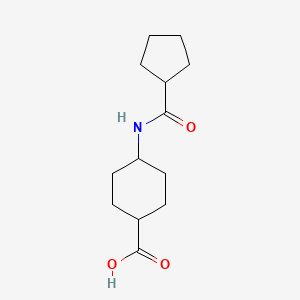 4-Cyclopentaneamidocyclohexane-1-carboxylic acid