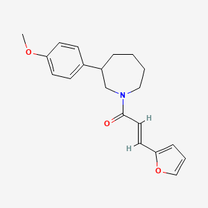 (E)-3-(furan-2-yl)-1-(3-(4-methoxyphenyl)azepan-1-yl)prop-2-en-1-one