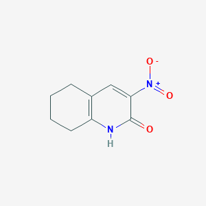molecular formula C9H10N2O3 B2936481 3-Nitro-1,2,5,6,7,8-hexahydroquinolin-2-one CAS No. 313534-94-0